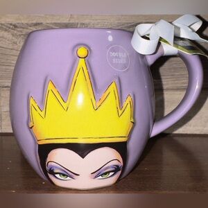 Super Cute 🥰 Disney Villains purple ceramic Villains EVIL QUEEN mug by Rae Dunn.